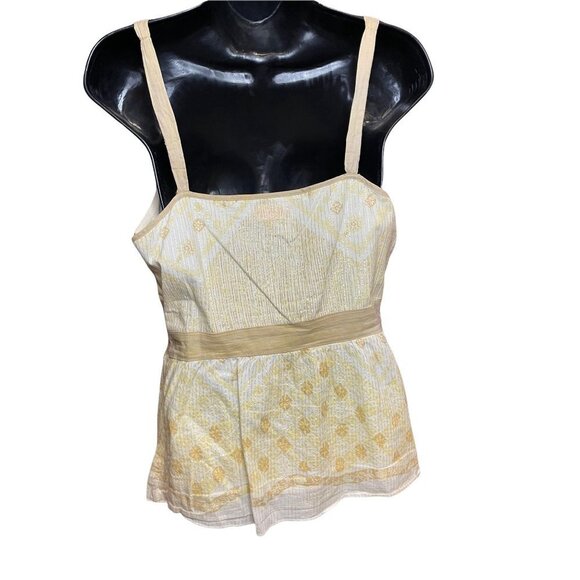 BCBGirls Yellow Camisole Yellow Blouse Sz S - Picture 2 of 5